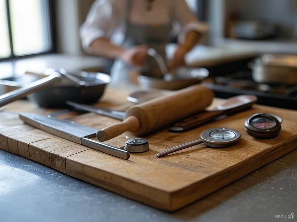 Learn equipment through structured cooking techniques